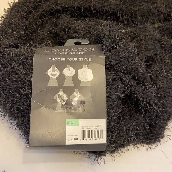 New gray loop scarf - Picture 3 of 4